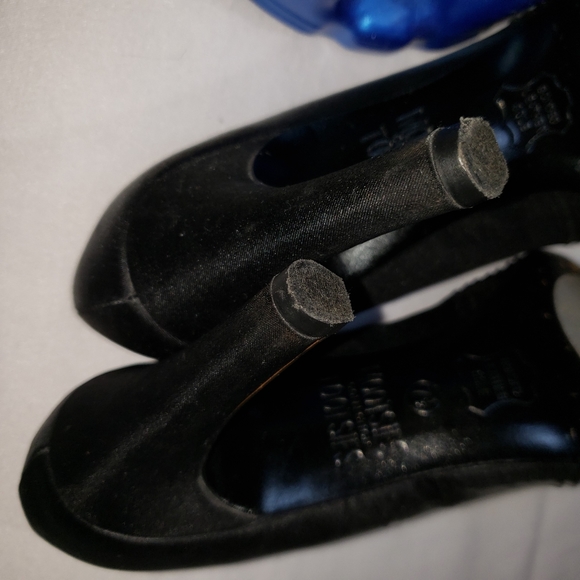 Womens black high heels - Picture 8 of 11